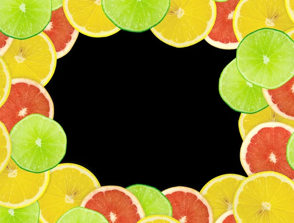 Abstract background of citrus slices — Stock Photo, Image