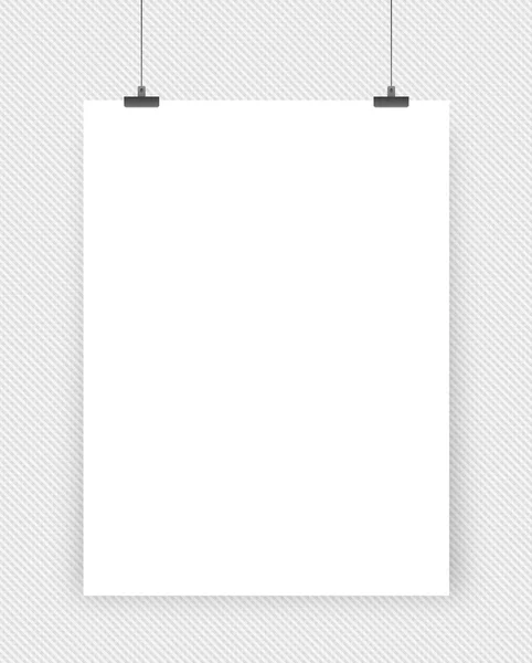 Паперова картка на сірому фоні — стокове фото