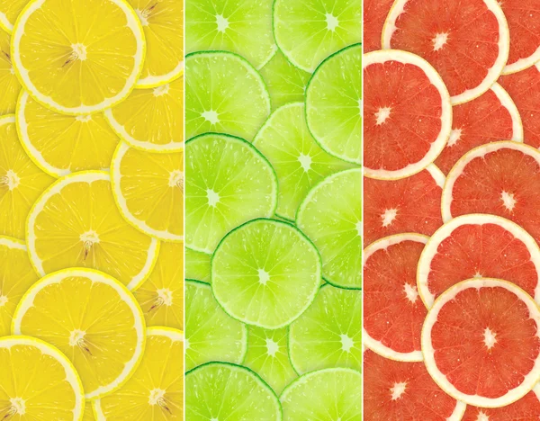 Abstract background of citrus slices — Stock Photo, Image