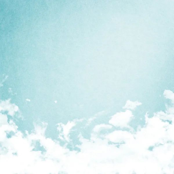 Grunge bild av blå himmel. — Stockfoto