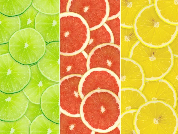 Abstracte achtergrond van citrus segmenten — Stockfoto