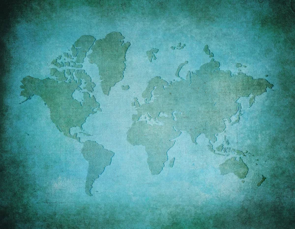 Retro Dünya Haritası — Stok fotoğraf