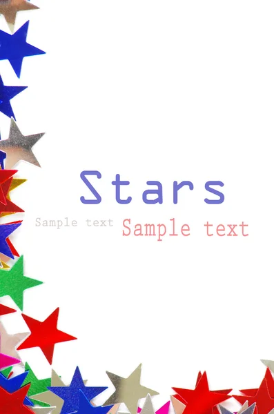Colored stars background — Stock Photo, Image