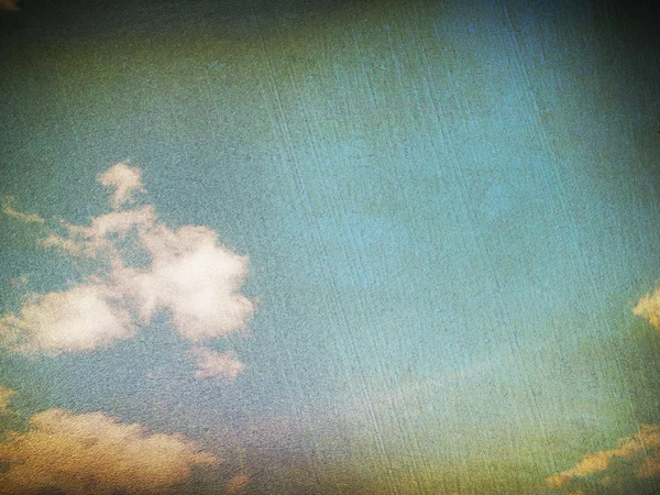 Retro kép felhős ég — Stock Fotó
