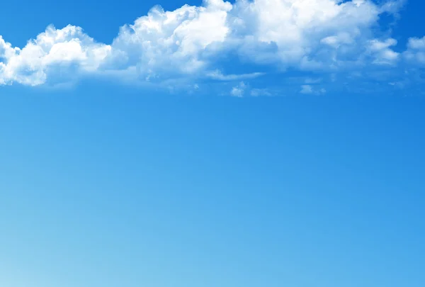 White clouds in blue sky — Stock Photo, Image