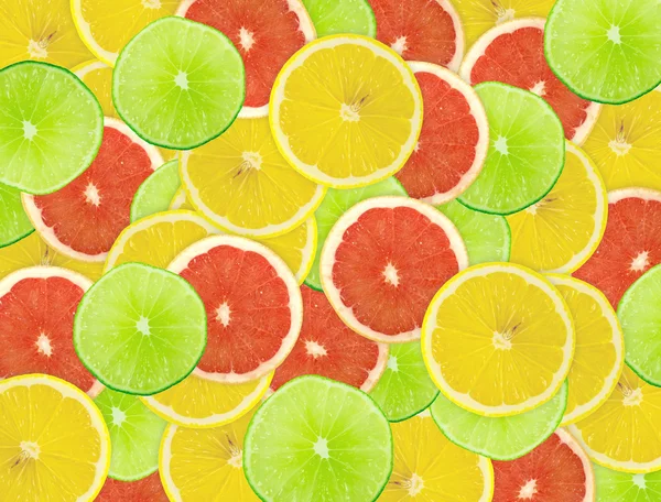 Abstract background of citrus slices — Zdjęcie stockowe