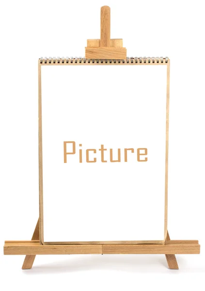 Artist easel and frame — Stock Photo, Image
