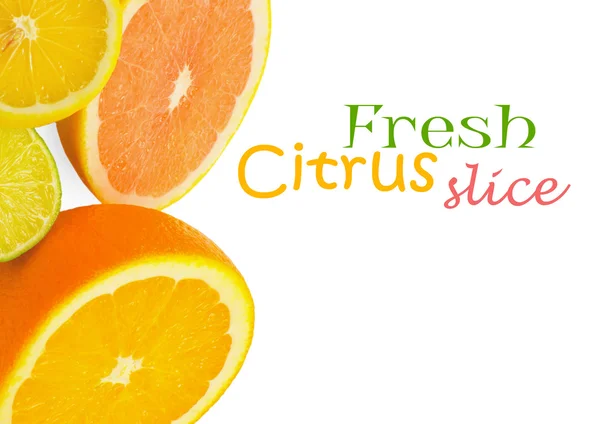 Färska citrusfrukter — Stockfoto