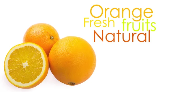 Dos naranjas y media —  Fotos de Stock