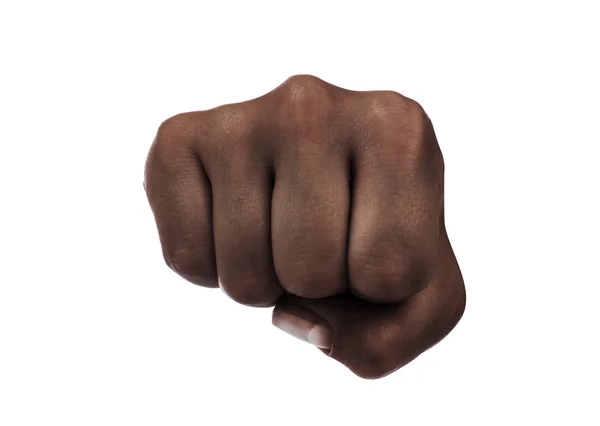 Fist isolated on a white background — Stock Photo, Image
