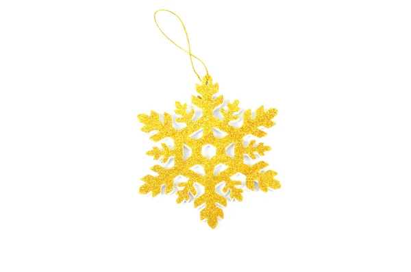 Christmas tree decoration star isolated on white background — Stock Photo, Image