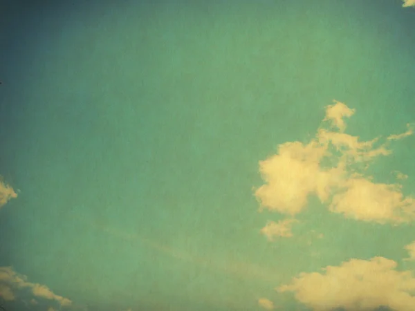 Bulutlu gökyüzünün retro resmi — Stok fotoğraf