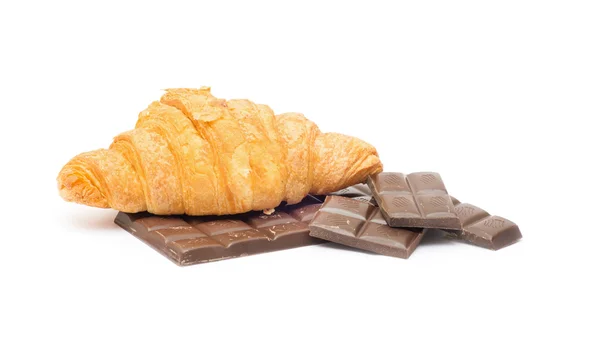 Croissant, csokoládé — Stock Fotó