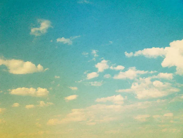 Blue sky background with tiny clouds — Stock Photo, Image