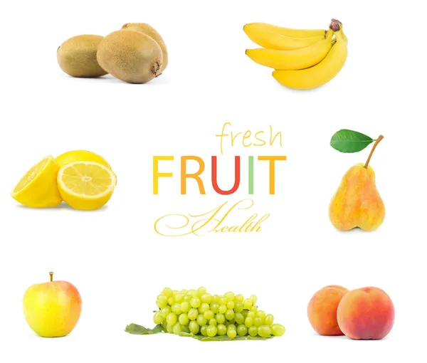 Fruit kleurenwiel — Stockfoto