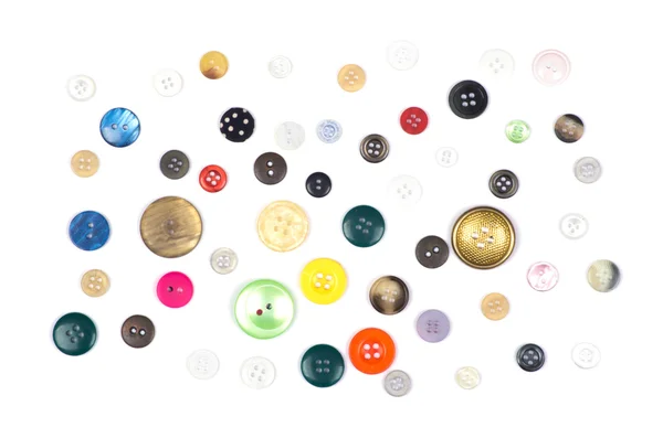 Old sewing buttons collection — Stock Photo, Image