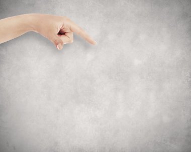 duvar zemin üzerine el