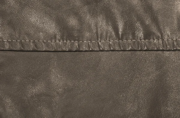 Texture cuir marron — Photo