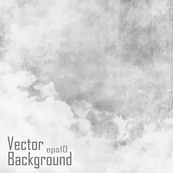 Vector - Vintage background in the blue shade with clouds — Stock Vector