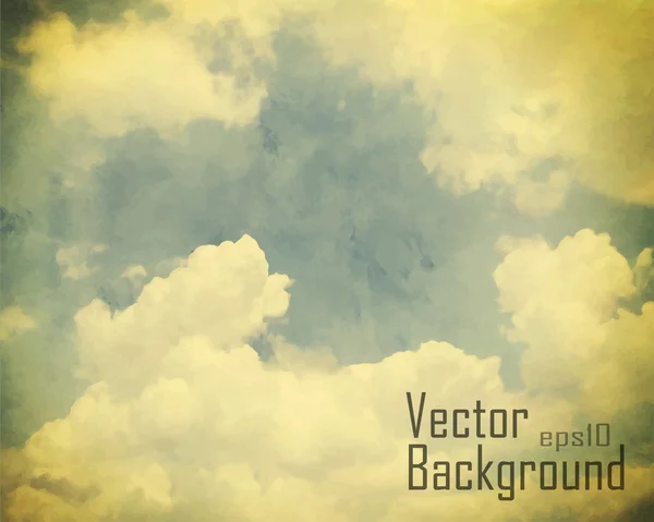 Vector vintage cielo — Archivo Imágenes Vectoriales