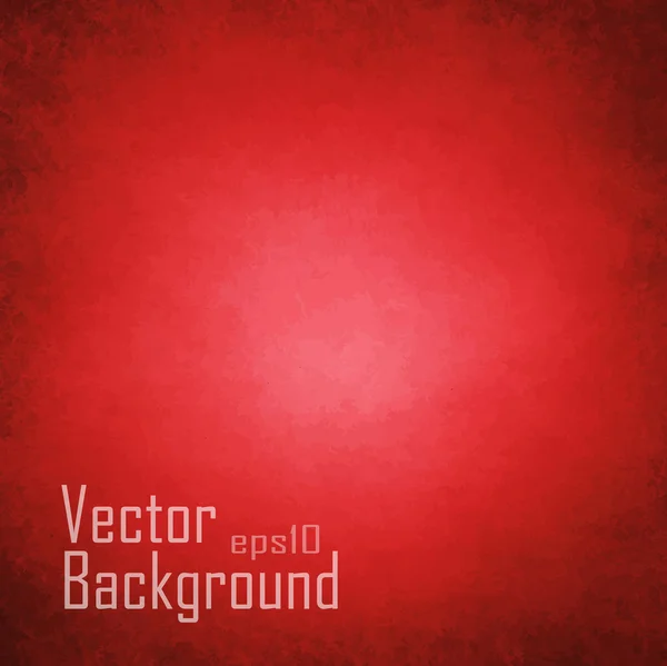 Fundo vermelho grunge. Vector. — Wektor stockowy