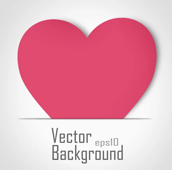 Latar belakang vektor jantung - Stok Vektor