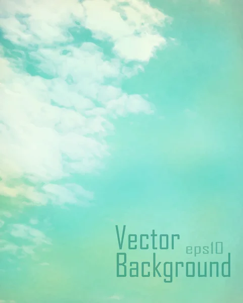 Vector Vintage Sky — Stock Vector