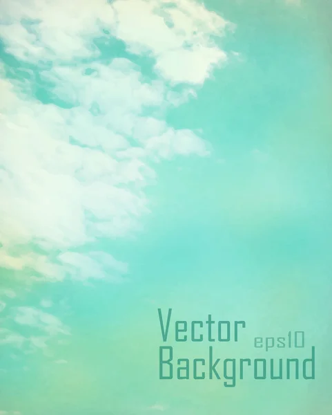 Vector Céu Vintage — Vetor de Stock