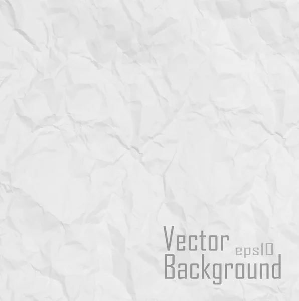 Vector. Paper texture. White paper sheet. — Stock Vector