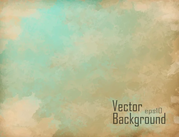 Nubes sobre un fondo de vector de papel vintage texturizado — Vector de stock