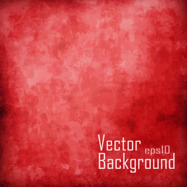 Vetor Grunge. Fundo vermelho . — Vetor de Stock