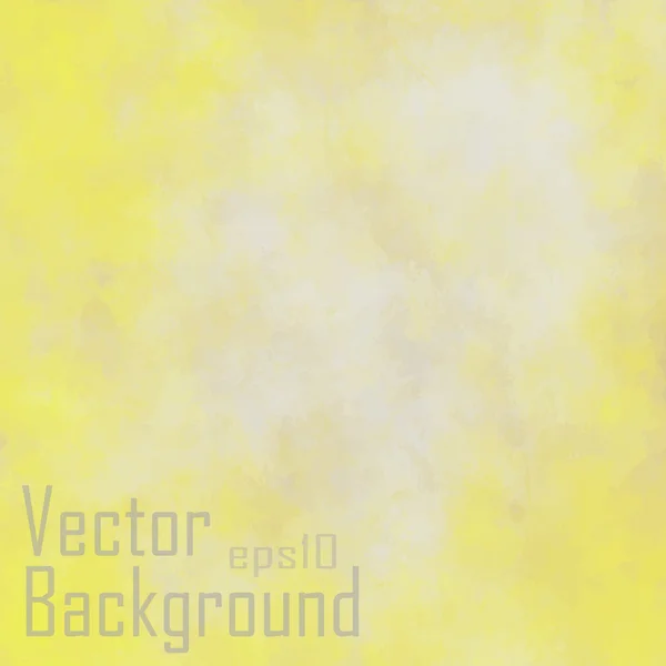 Grunge fond jaune - vecteur . — Image vectorielle