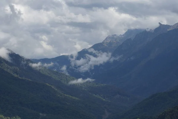 Berglandschaft Rosa Khutor Krasnaja Poljana Russland Sotschi Herbst 2021 — Stockfoto