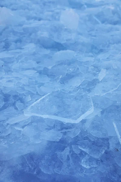 Superficie Del Hielo Triturado — Foto de Stock