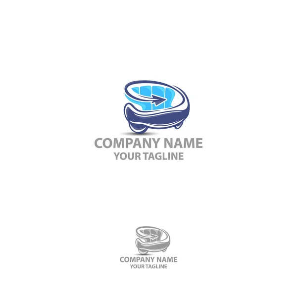 Pillow Design Logotipo Vetor Viagem Adequado Para Negócios Web Arte —  Vetores de Stock