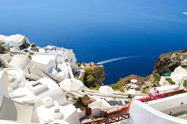 Het dorp oia, santorini eiland — Stockfoto