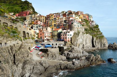 Manarola, cinque terre, İtalya güzel bir köy