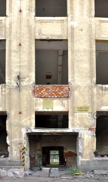 Demolition of building — Stock Photo, Image