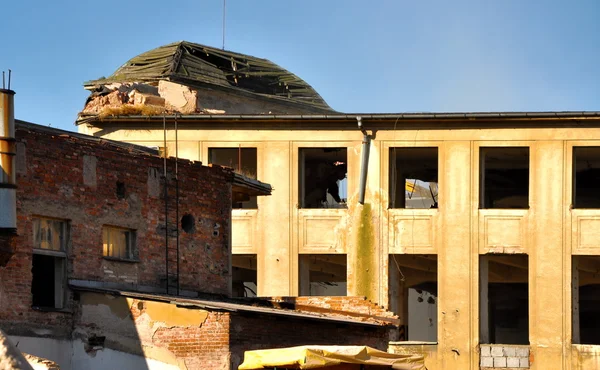 Demolition of building — Stock Photo, Image