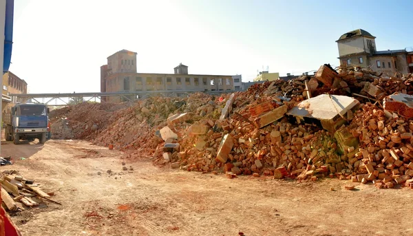 Demolition of building — Stock Photo, Image