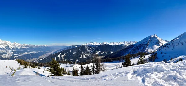 Panorama van de Alpen — Stockfoto