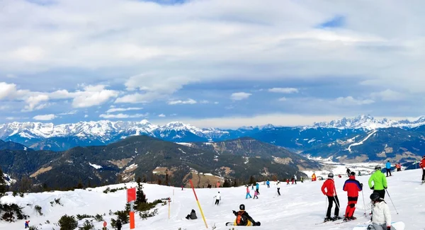 Panorama dos Alpes — Fotografia de Stock