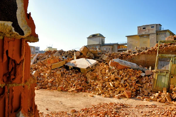 Demolition of building — Stock Photo, Image