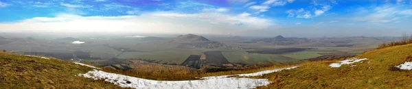 Panorama of Czech Central Mountains — Stock Photo, Image