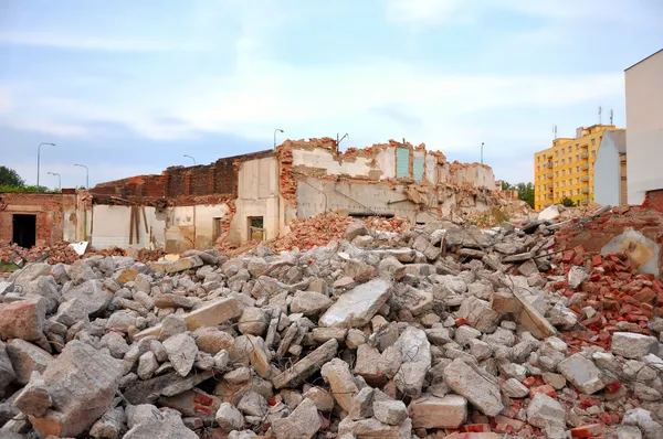 Demolition of building — Stock Photo, Image