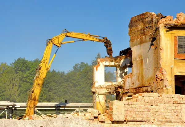 Demolition of building Royalty Free Stock Images