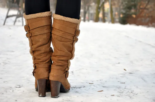 Stiefel aus Leder — Stockfoto