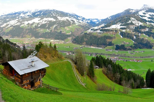 Panorama dos Alpes — Fotografia de Stock