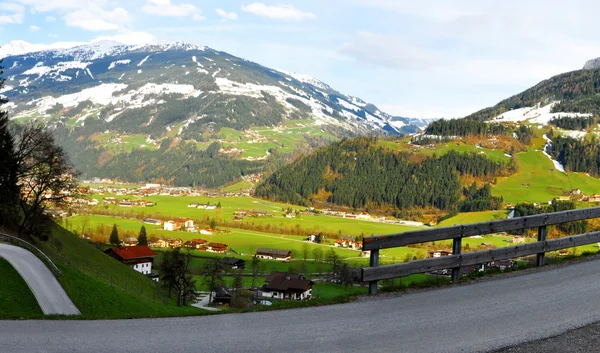 Panorama van de Alpen — Stockfoto