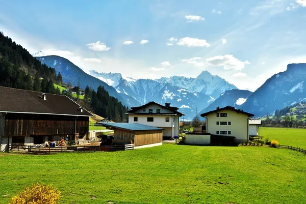 Panorama van de Alpen — Stockfoto